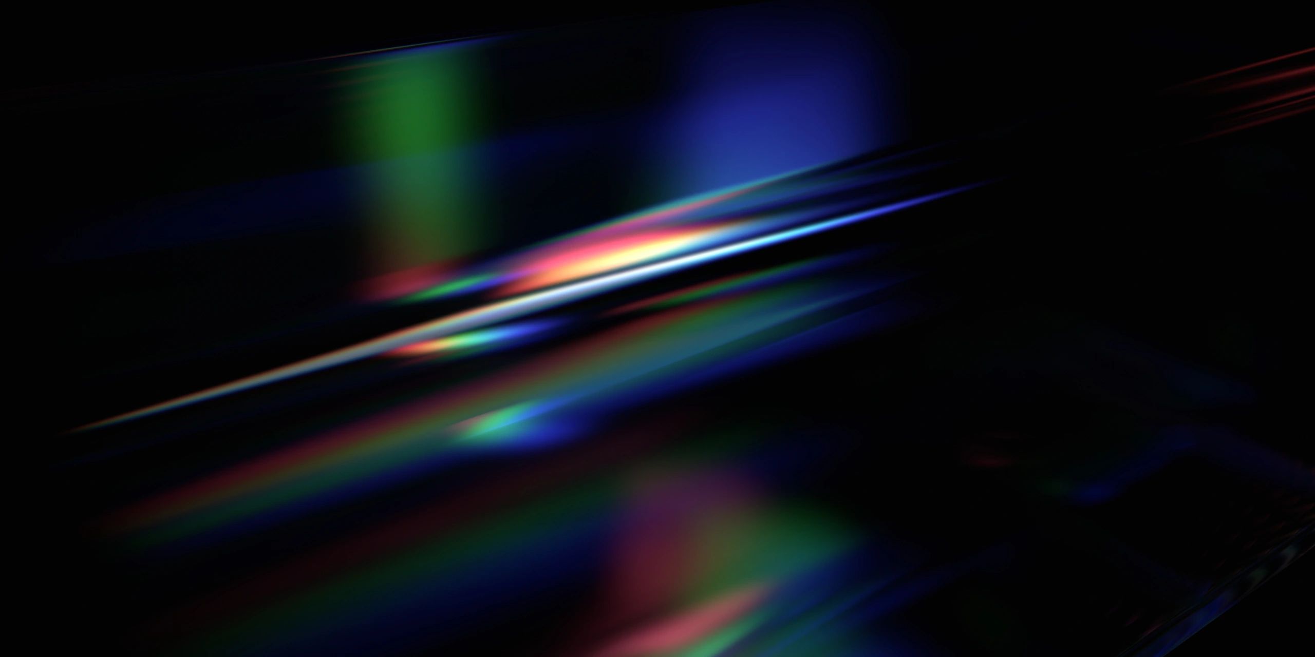 Abstract prismatic gradient background in glass-like texture